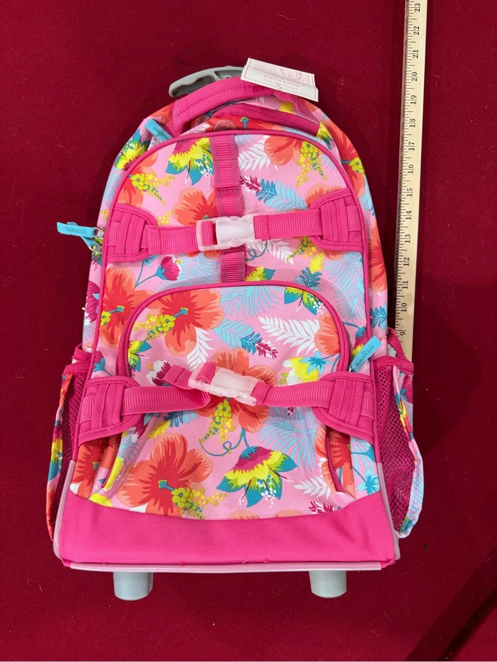 Lilly Pulitzer x Pottery Barn Kids Mackenzie Rolling Backpack - Pink Floral